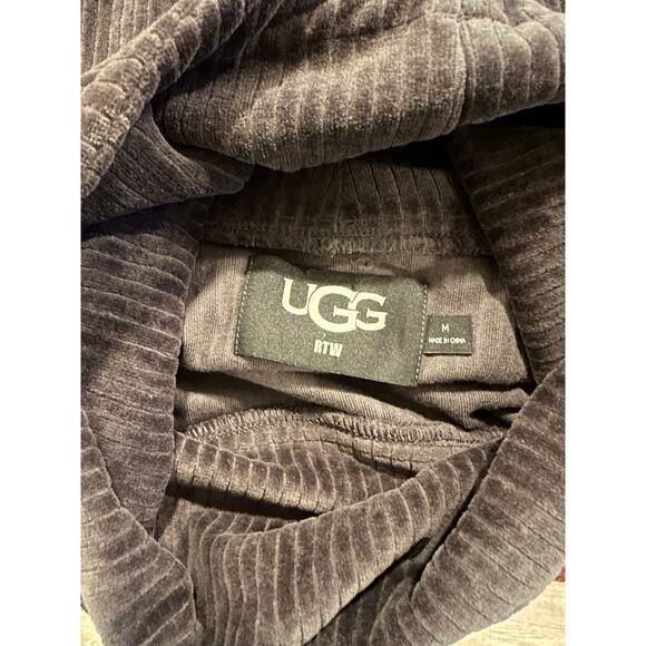 Ugg Calland Funnel Neck Hoodie Small Black - Picture 5 of 5